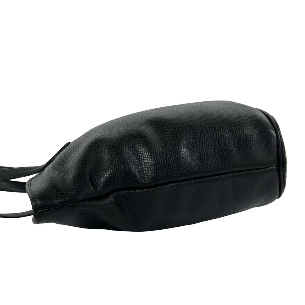 CHRISTIAN DIOR Black Leather Shoulder Bag - Picture 5 of 10